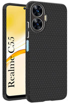 For Realme C55 Back Cover Case (Liquid Silicone | Side Grip | Camera Protection)