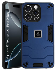 For Apple iPhone 16 Pro Max Back Cover Case (Lightweight Hybrid Shockproof Polycarbonate)