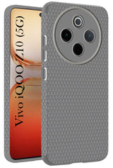 For Vivo iQOO Z10 Back Cover Case (Liquid Silicone | Side Grip | Camera Protection)