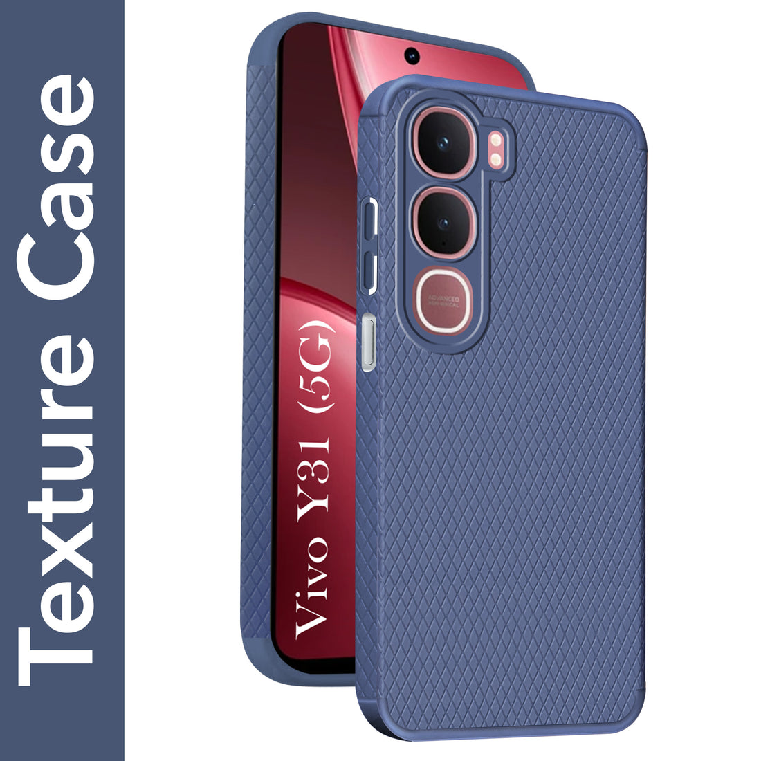 For Vivo Y31 5G Back Cover Case Liquid Silicone (Camera Protection | Side Grip Texture | Soft and Flexible)