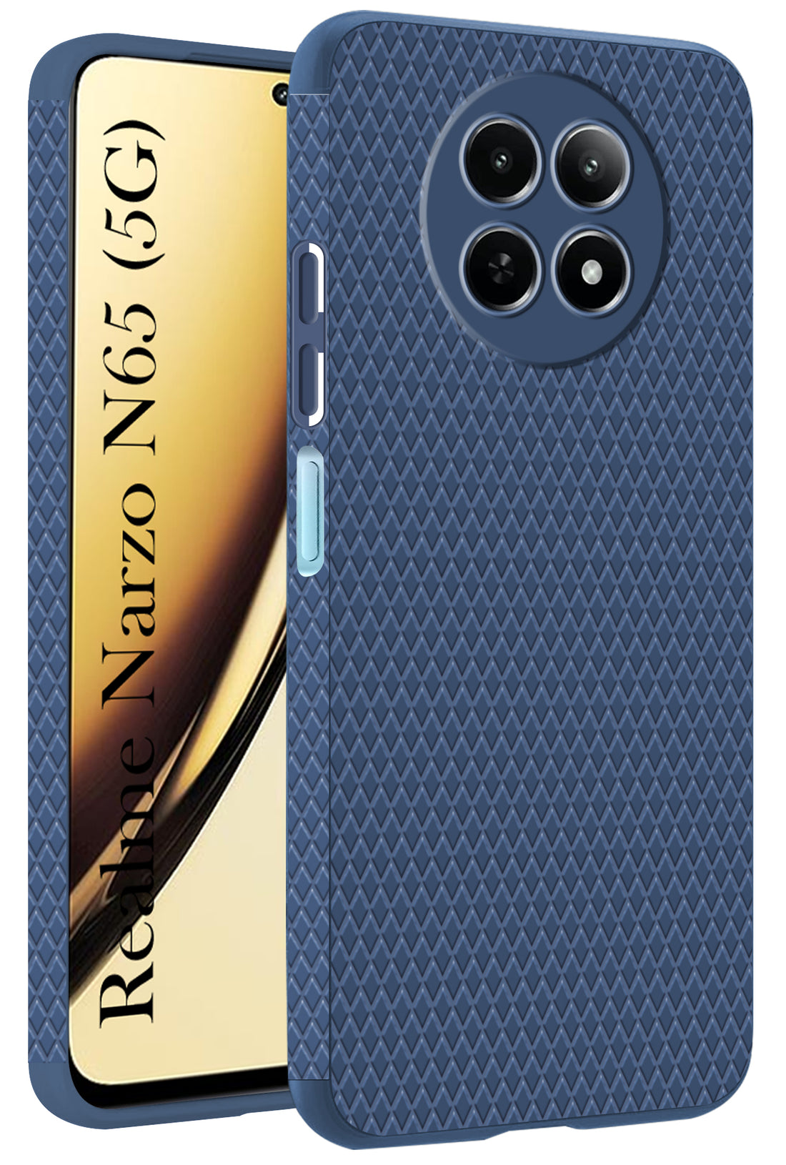 For Realme Narzo N65 5G Back Cover Case (Liquid Silicone | Side Grip | Camera Protection)