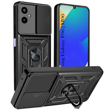 For Samsung Galaxy F06 | Samsung Galaxy M06 Back Cover Case (Hybrid Dual Armor Polycarbonate)