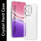 For Oppo A5 Pro Back Cover Case (Hybrid Crystal panel with Side Soft PU | Camera Protection | HD Clear Shockproof)