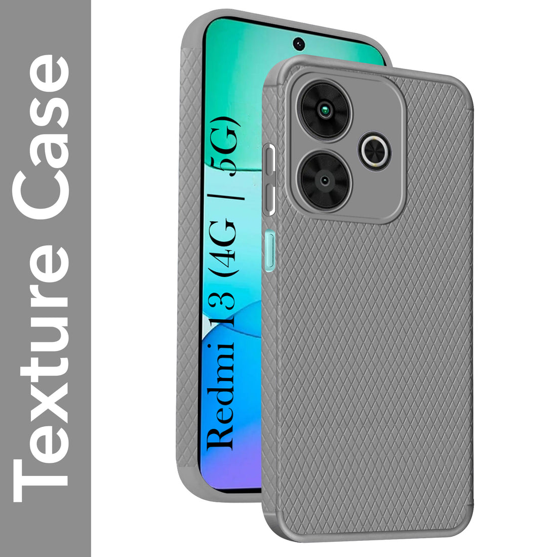 For Xiaomi Mi Redmi 13 4G | 5G  Back Cover Case (Liquid Silicone | Side Grip | Camera Protection)