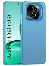 For Realme C63 5G Hard Back Cover Case (Velvet Touch | Professional Glossy Finish | Camera Protection Bump)