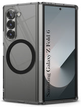 For  Samsung Galaxy Z Fold 6  Back Cover Case  Lifetime Anti-Yellow Clear(Magnetic Charging Support | Sleek Hard Crystal | Shockproof and Camera Protection)