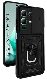 For Infinix Note 50x Back Cover Case (Hybrid Dual Armor Polycarbonate)