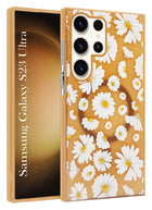 For Samsung Galaxy S23 Ultra Back Cover Case (Cute Floral Design | Flower Print for Girls | MagSafe Compatible Wireless Charging)
