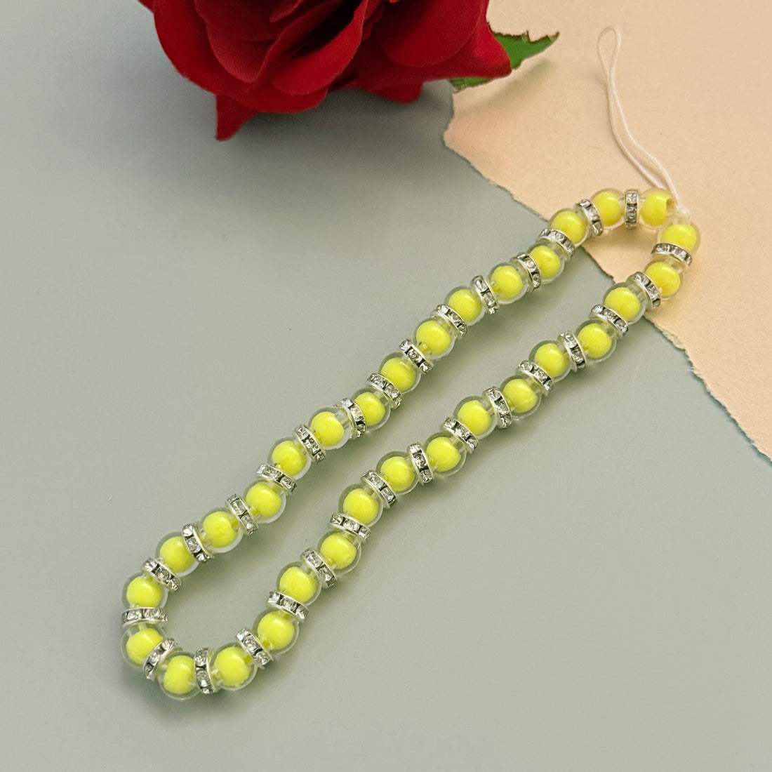 Crystal Charms with Beads & Pearls