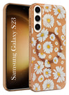 For Samsung Galaxy S23 5G Back Cover Case (Cute Floral Design | Flower Print for Girls | MagSafe Compatible Wireless Charging)