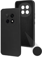 For Oppo F29 Pro Back Cover Case (Matte Finish Silicone with Inside Fiber cloth)