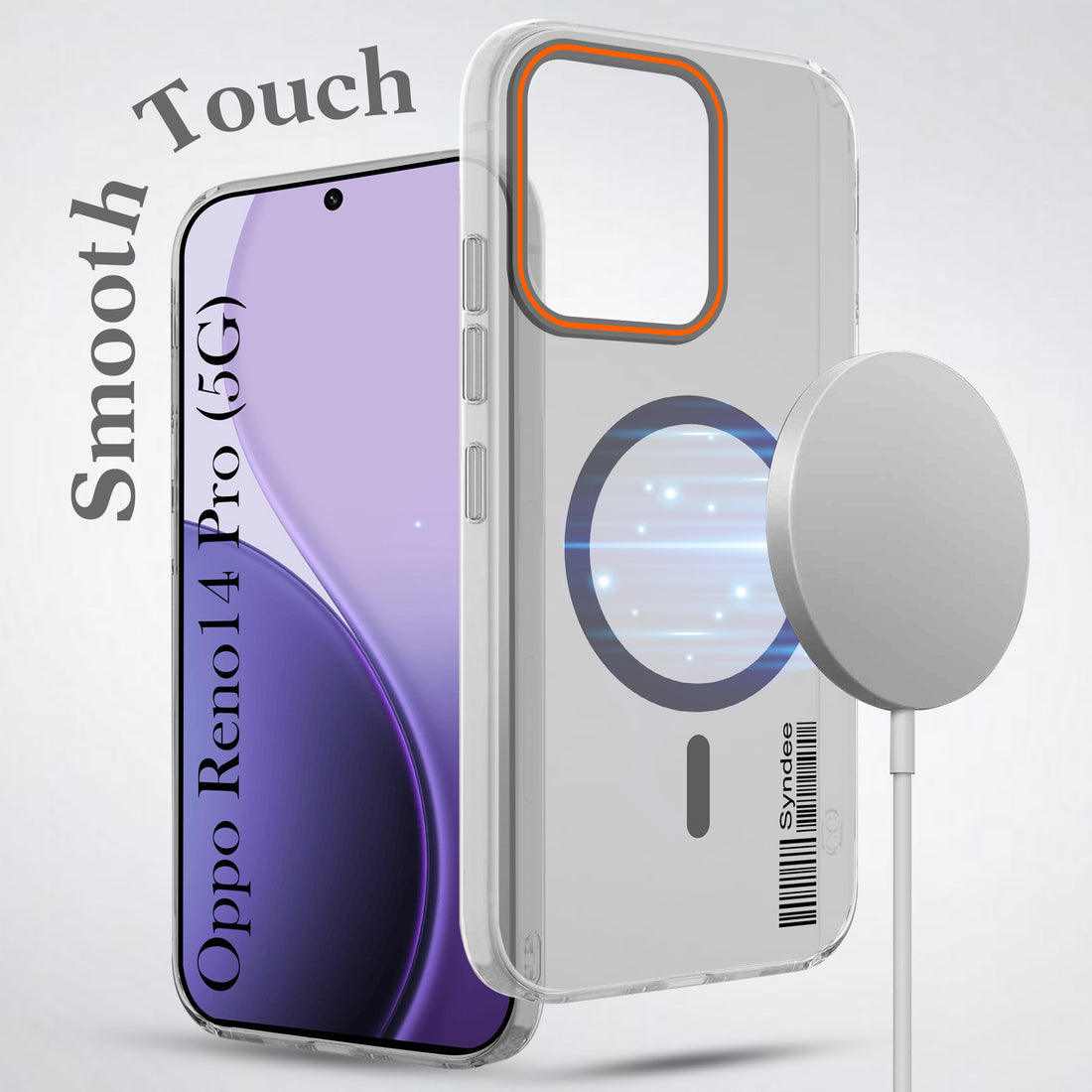 For Oppo Reno14 Pro 5G | Oppo Reno 14 Pro 5G Back Cover Case (Soft Touch | Camera Bump Protection | MagSafe Compatible | Matte Finish)