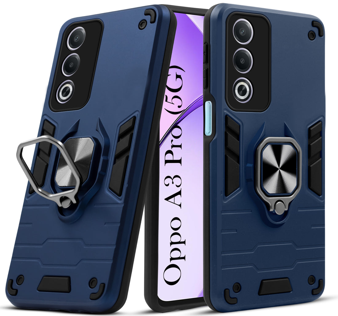 For Oppo A3 Pro 5G Back Cover Case (Shockproof Polycarbonate Dual Layer Hybrid Armor)