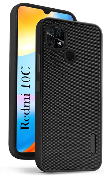 For Xiaomi Redmi 10C Back Cover Case Rubberised (Textured Grip Design | Camera Protection | Slim and Light Weight | Soft Touch and Feel)