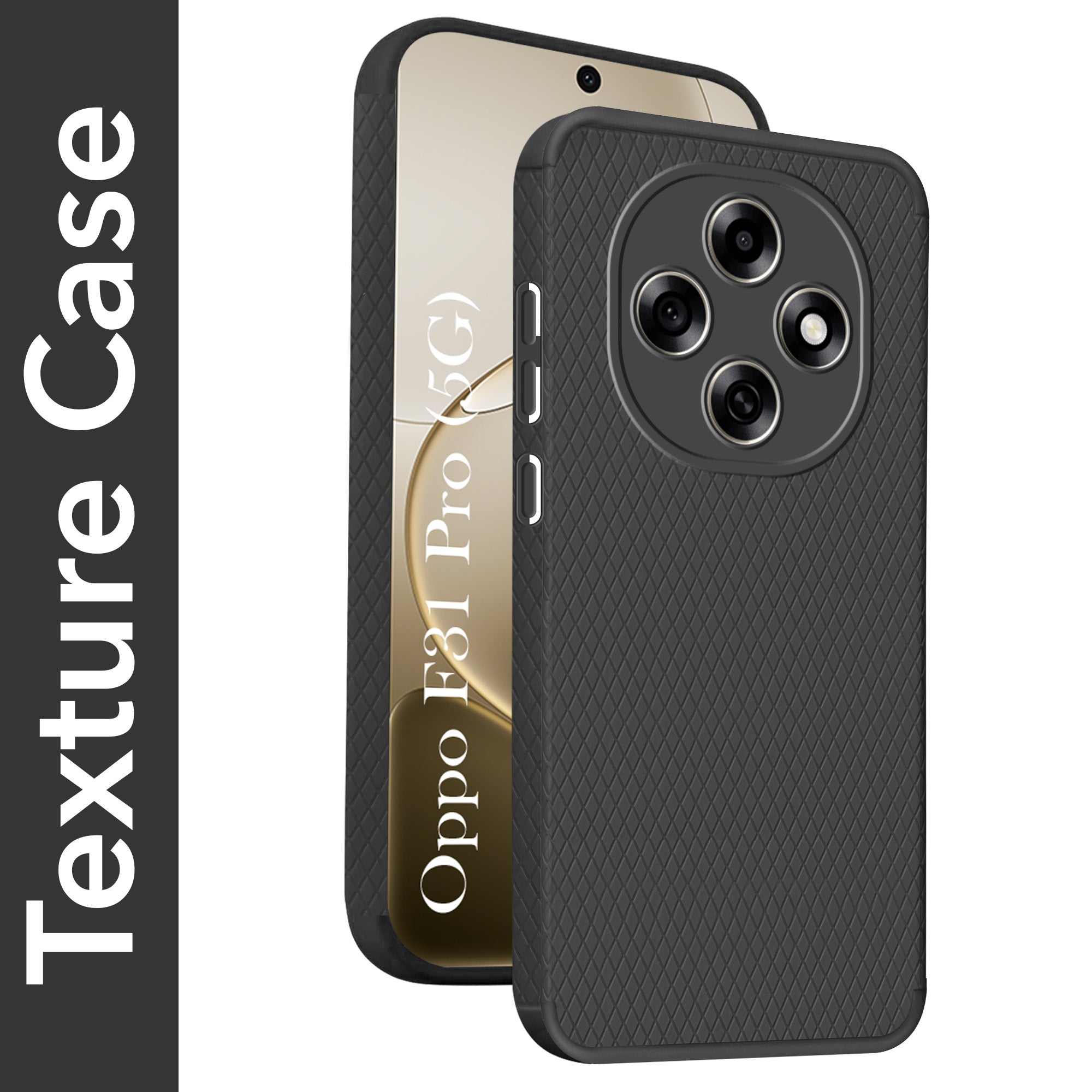 For Oppo F31 Pro Back Cover Case Liquid Silicone (Camera Protection | Side Grip Texture | Soft and Flexible)