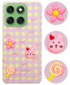 For Motorola Moto Edge 60 Back Cover Case (3D Cute Cartoons | Hard Back Side Soft | Matte Premium Finish | HD Printing)