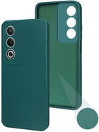 For Oppo K12x 5G Back Cover Case (Matte Finish Silicone with Inside Fiber Cloth)