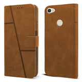 For Xiaomi Mi Redmi Y1 Flip Cover Case  ( Stitched Leather with Magnetic Closure)