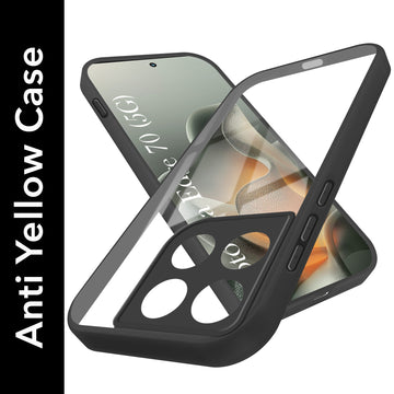 For Motorola Moto Edge 70 Back Cover Case Ultra-Hybrid (Lifetime Anti Yellow | Anti Scratch | Crystal Clear Shockproof)