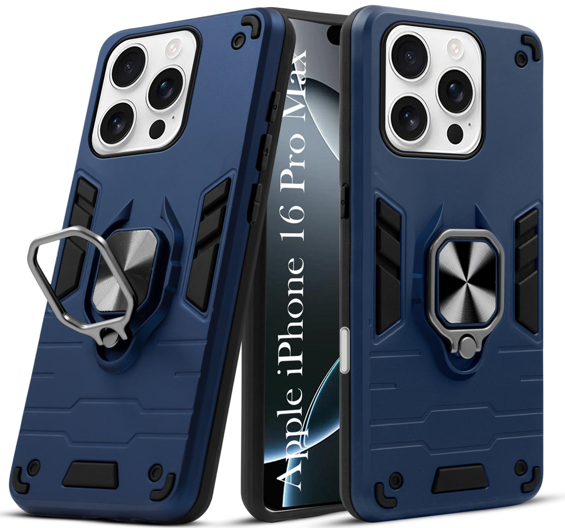 For Apple iPhone 16 Pro Max Back Cover Case (Shockproof Polycarbonate Dual Layer Hybrid Armor)