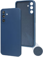For Samsung Galaxy M36 | Samsung Galaxy F36 Back Cover Case ( Matte Finish Silicone with Inside Fiber cloth)
