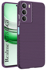 For Realme C73  Back Cover Case(Liquid Silicone | Side Grip | Camera Protection)