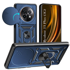 For Realme 13 Plus Back Cover Case  (Hybrid Dual Armor Polycarbonate)