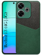 For Xiaomi Mi Redmi 13 4G | 5G Back Cover Case (Dual PU Leather Stitch | Professional Minimalist | Soft and Flexible)