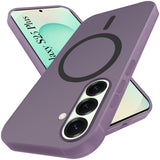 For Samsung Galaxy S25 Plus Back Cover Case (Frosted Matte Feel | MagSafe Compatible Wireless Charging | Polycarbonate Material)