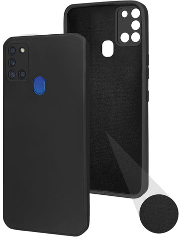 For Samsung Galaxy A21s Back Cover ( Silicone Clear Shockproof Case with Camera Protection | Soft and Flexible | Transparent)