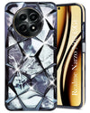For Realme Narzo N65 5G Back Cover Case (Dual Design Glitter Sparkle and Detachable Diamond Print Case | Soft and Flexible)
