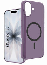 For Apple iPhone 17 Back Cover Case (Frosted Matte Feel | MagSafe Compatible Wireless Charging)