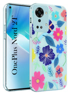 For OnePlus Nord 2T Back Cover Case (Cute Floral Design | Flower Print for Girls | MagSafe Compatible Wireless Charging)
