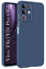 For Vivo T4x | Vivo Y31 Pro Back Cover Case (Liquid Silicone | Side Grip | Camera Protection)