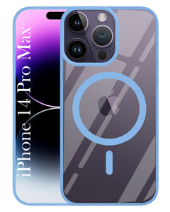 For Apple iPhone 14 Pro Max Back Cover Case (MagSafe Compatible Wireless Charging | Hybrid Camera Bump Protection | Shockproof Polycarbonate Material)