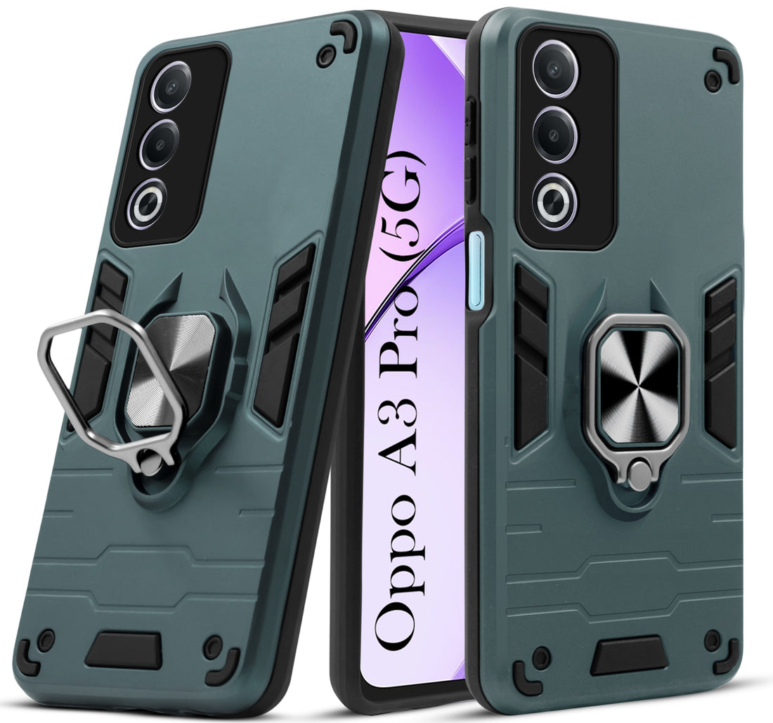 For Oppo A3 Pro 5G Back Cover Case (Shockproof Polycarbonate Dual Layer Hybrid Armor)