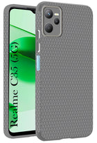 For Realme C35  Back Cover Case(Liquid Silicone | Side Grip | Camera Protection)