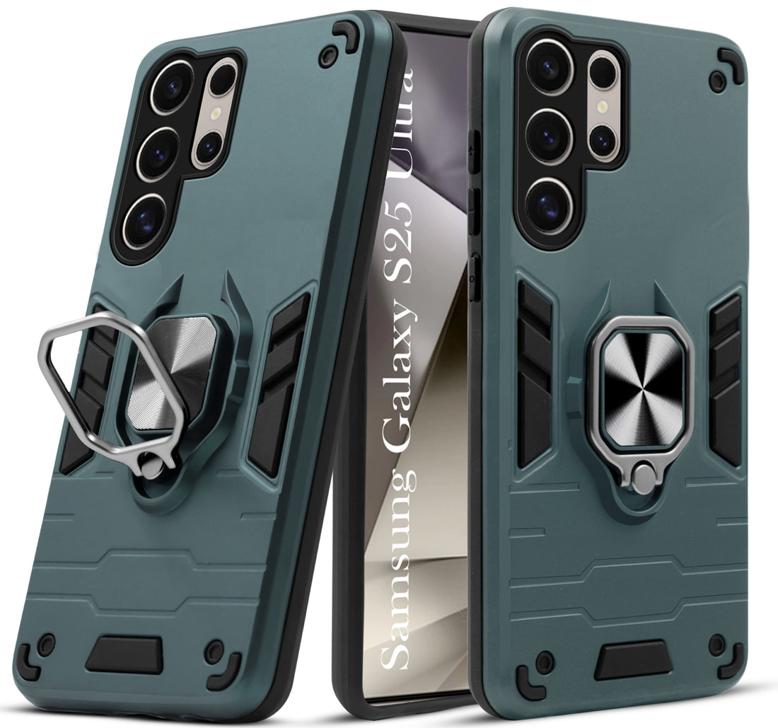For Samsung Galaxy S25 Ultra Back Cover Case (Shockproof Polycarbonate Dual Layer Hybrid Armor)