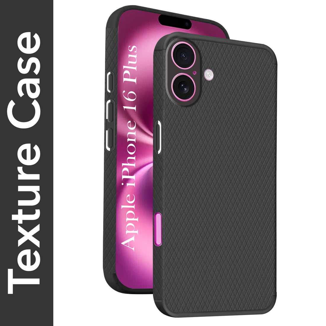 For Apple iPhone 16 Plus Back Cover Case (Liquid Silicone | Side Grip | Camera Protection)