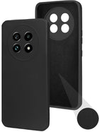 For Realme 13 Pro | Realme 13 Pro Plus 5G Back Cover Case (Matte Finish Silicone with Inside Fiber Cloth)