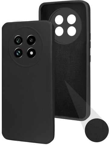 For Realme 13 Pro | Realme 13 Pro Plus 5G Back Cover Case (Matte Finish Silicone with Inside Fiber Cloth)