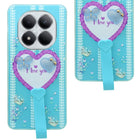 For Xiaomi Redmi Note 15 Pro 5G Back Cover Case (3D Cute Heart Strap Holder | Camera Protection | Designer Girls Print)