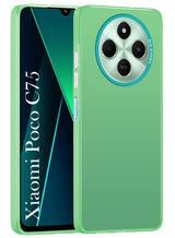 For Poco C75 | Poco M7  Hard Back Cover Case (Velvet Touch | Professional Glossy Finish | Camera Protection Bump)