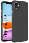 For Apple iPhone 12 Back Cover Case (Liquid Silicone | Side Grip | Camera Protection)