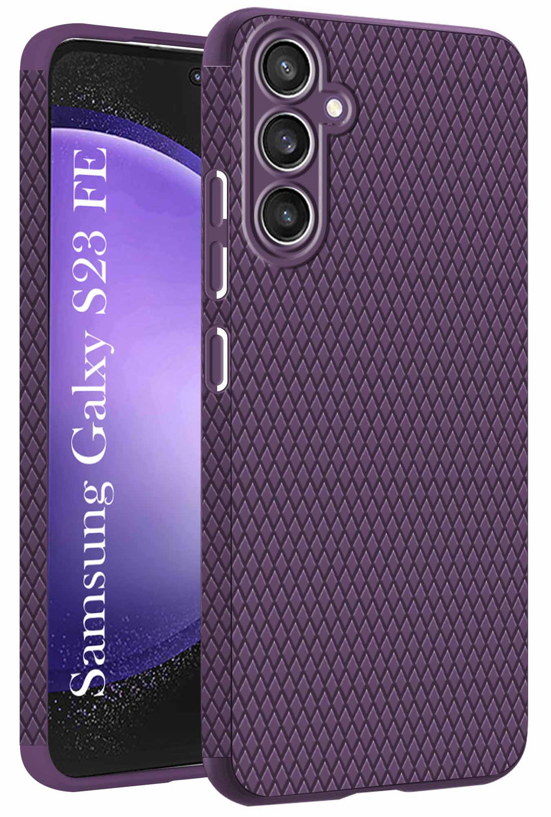 For Samsung Galaxy S23 FE 5G Back Cover Case (Liquid Silicone | Side Grip | Camera Protection)