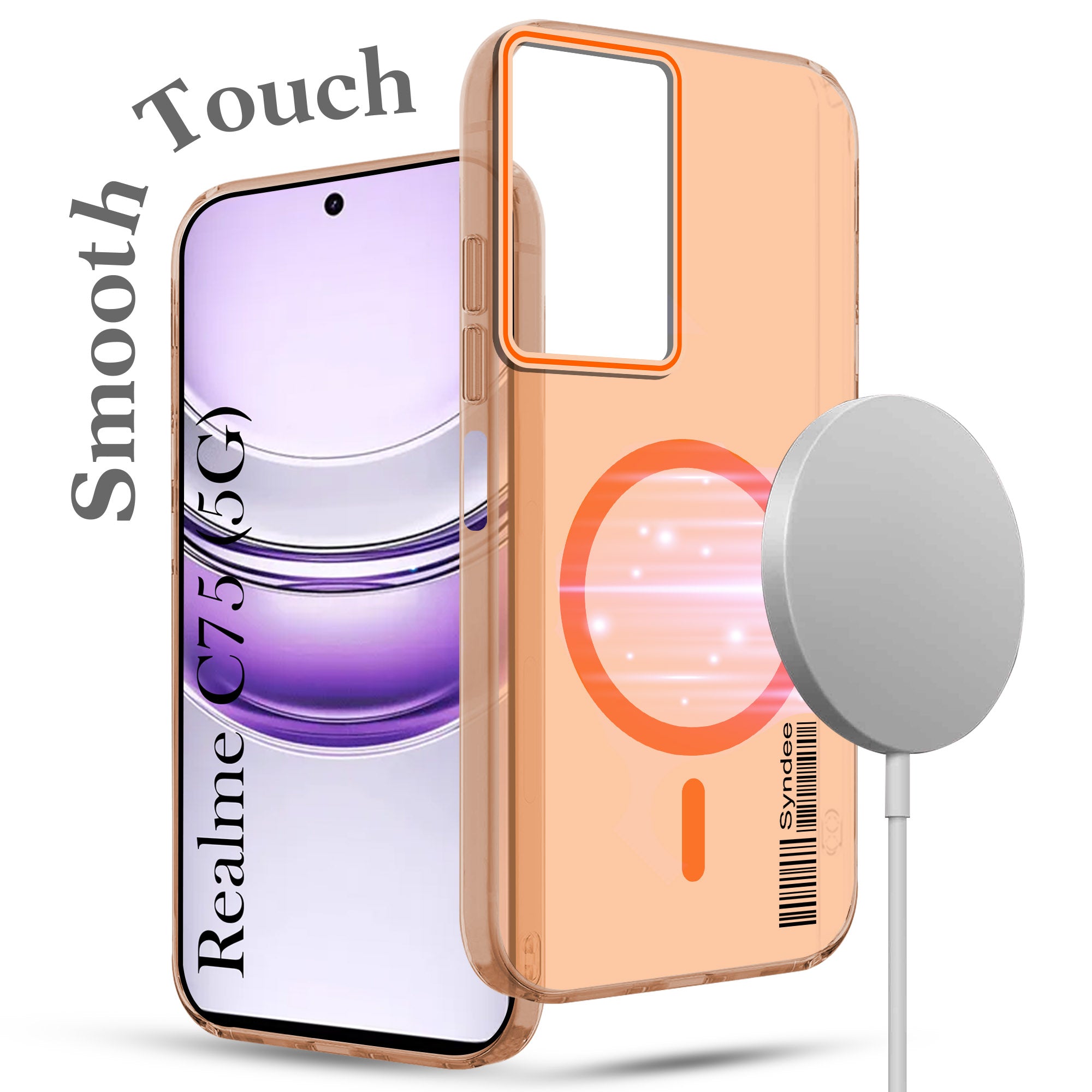 For Realme C75 5G Back Cover Case (Soft Touch | Camera Bump Protection | MagSafe Compatible | Matte Finish)