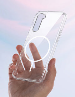 For Oneplus Nord Back Case Cover Crystal Anti Yellow (Unbreakable PC | MagSafe Wireless Charging Support |Camera Protection Bump)