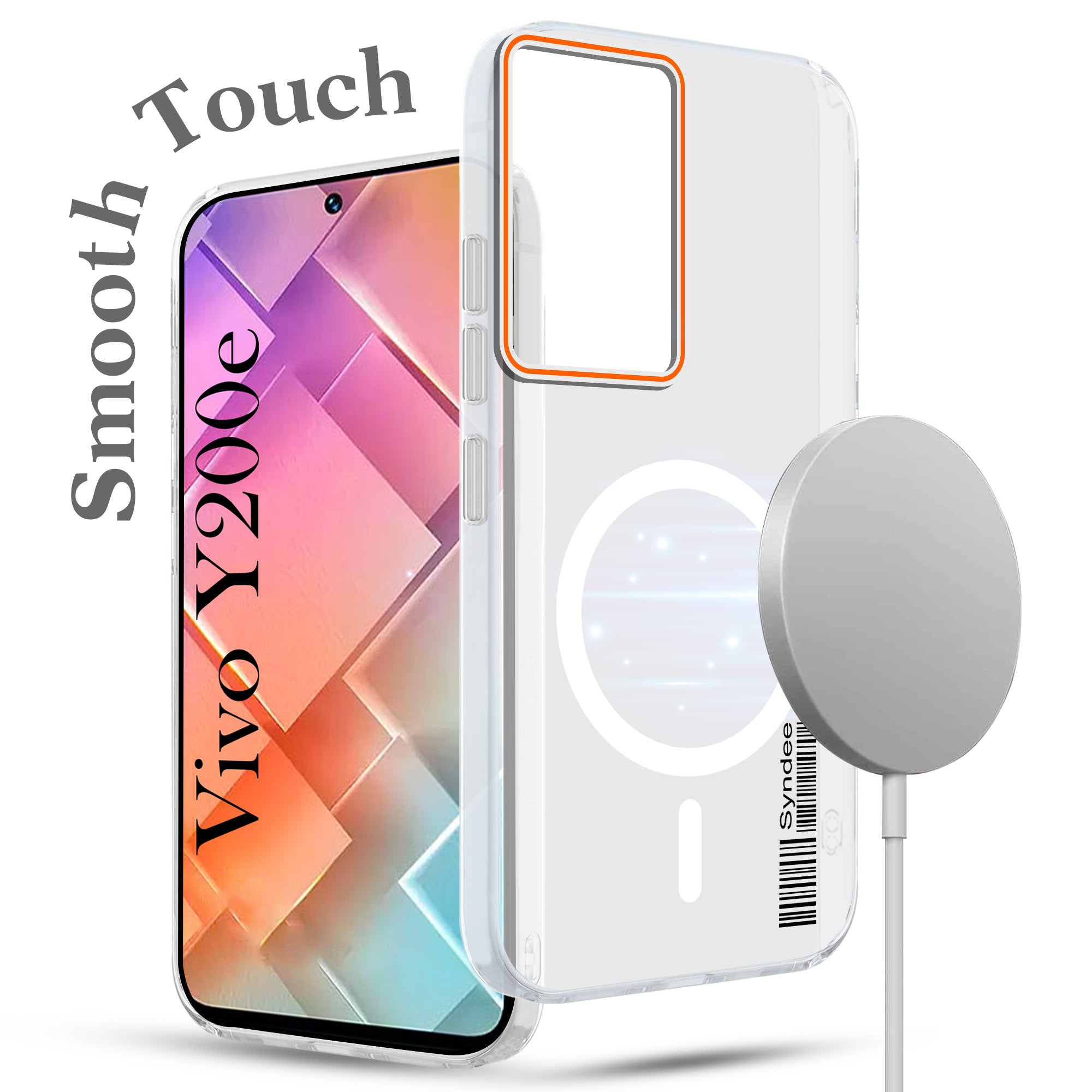For Vivo Y200e Back Cover Case (Soft Touch | Camera Bump Protection | MagSafe Compatible | Matte Finish)
