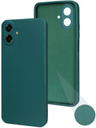 For Samsung Galaxy M07 | Samsung Galaxy F07 Back Cover Case (Matte Finish Silicone with Inside Fiber cloth)