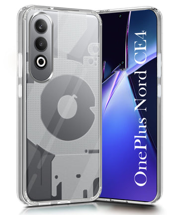 For Oneplus Nord CE 4 Back Cover (Silicone Matte Shockproof Case with Camera Protection | Soft and Flexible | Transparent)